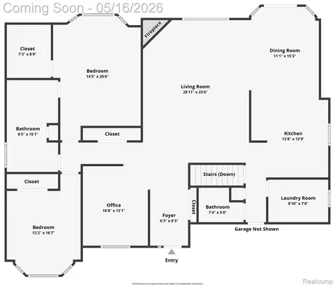 Floorplan - 22280 John Deere Ln, Macomb, MI 48044 photo 1 of 2