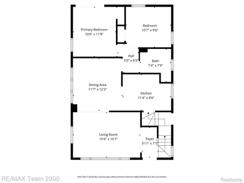 Floorplan - 24903 Dunning St, Dearborn, MI 48124 photo 1 of 3
