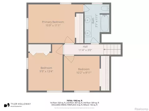 Floorplan - 569 Hendrickson Blvd, Clawson, MI 48017 photo 3 of 4