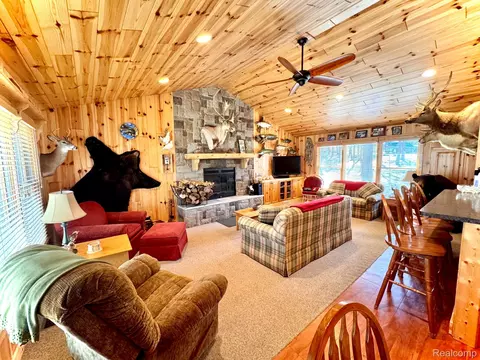 Living - 10931 Roberts Rd N, Maple Forest, MI 49733 photo 2 of 4