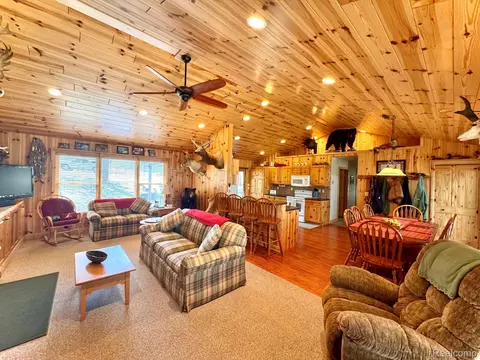 Living - 10931 Roberts Rd N, Maple Forest, MI 49733 photo 3 of 4