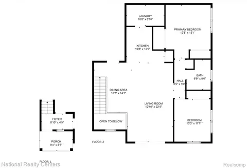 Floorplan - 4048 Berkeley Ave, Canton, MI 48188 photo 2 of 2