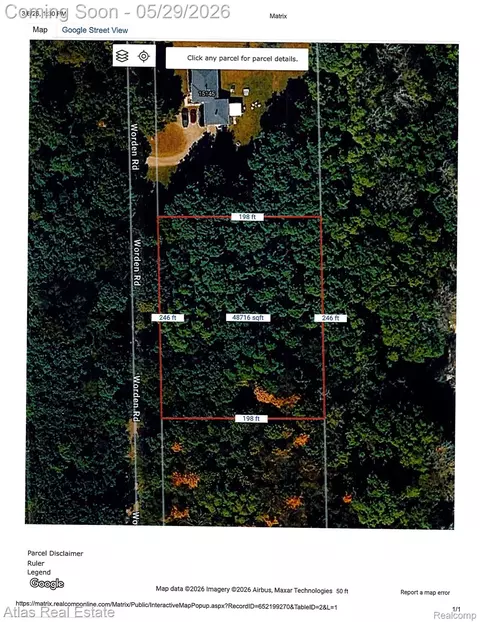 Vl Worden Rd Parcel 1, Groveland, MI 48442