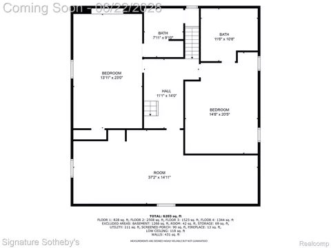Floorplan - 410 N Eagle St, Marshall, MI 49068 photo 1 of 4