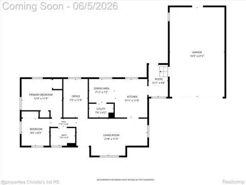 Floorplan - 39185 Chase St, Romulus, MI 48174 photo 1 of 1