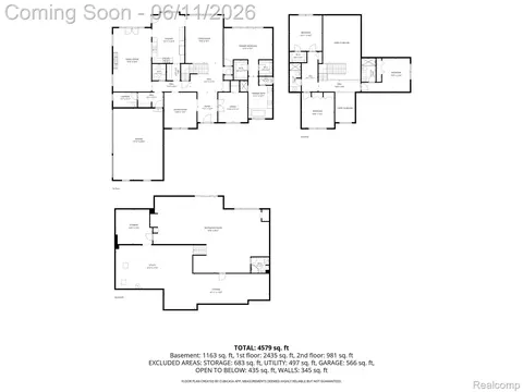 Floorplan - 50145 Tottenham Ct, Canton, MI 48187 photo 3 of 5