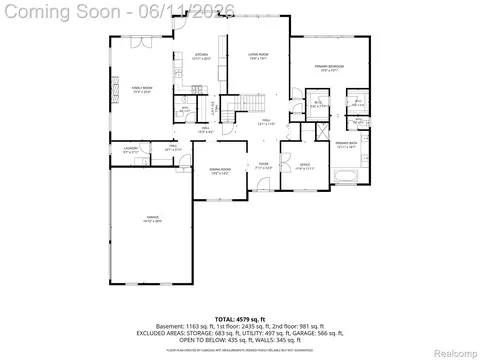 Floorplan - 50145 Tottenham Ct, Canton, MI 48187 photo 1 of 5