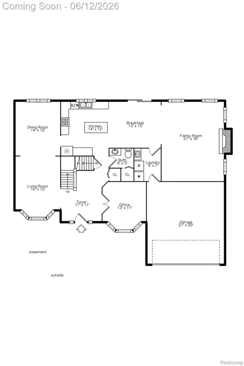 Floorplan - 20491 Windemere Dr, Macomb, MI 48044 photo 1 of 3