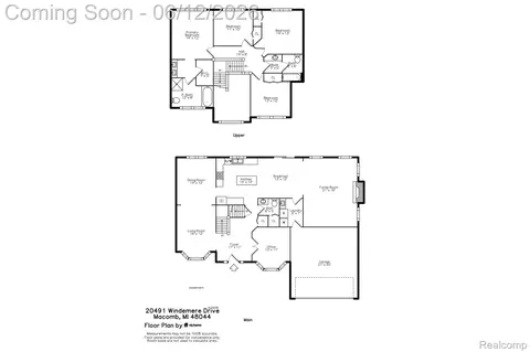 Floorplan - 20491 Windemere Dr, Macomb, MI 48044 photo 2 of 3