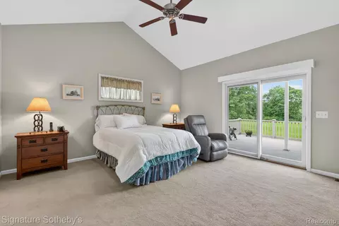 Bedroom - 12700 Shaffer Rd, Springfield, MI 48350 photo 5 of 9