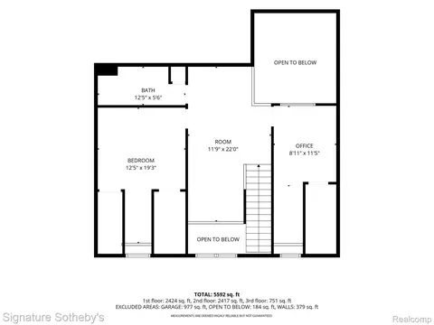 Floorplan - 12700 Shaffer Rd, Springfield, MI 48350 photo 3 of 3