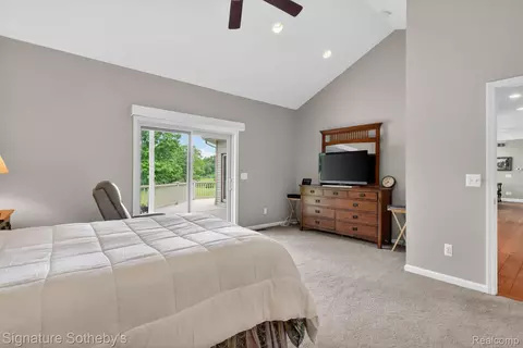 Bedroom - 12700 Shaffer Rd, Springfield, MI 48350 photo 6 of 9