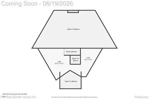 Floorplan - 2848 E Mill Creek Rd, St. Clair, MI 48079 photo 2 of 2