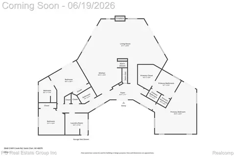 Floorplan - 2848 E Mill Creek Rd, St. Clair, MI 48079 photo 1 of 2