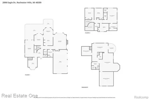 Floorplan - 2898 Eagle Dr, Rochester Hills, MI 48309 photo 2 of 2
