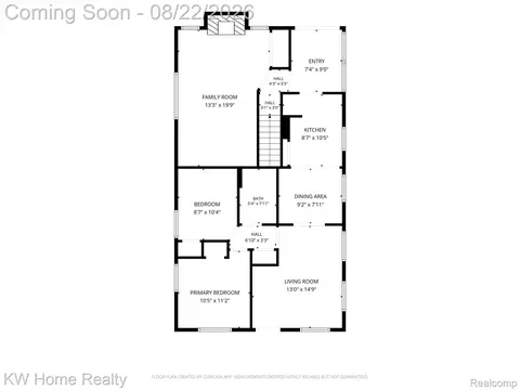 Floorplan - 3616 Williams St, Dearborn, MI 48124 photo 1 of 2