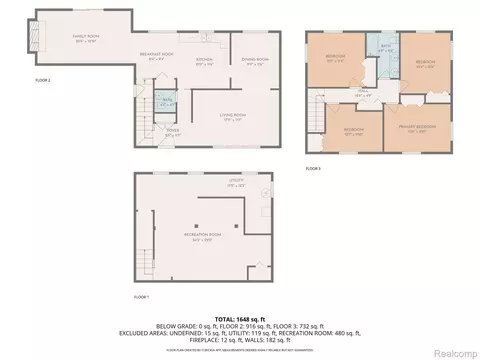 Floorplan - 5297 Oaktree Dr, Flint, MI 48532 photo 2 of 2