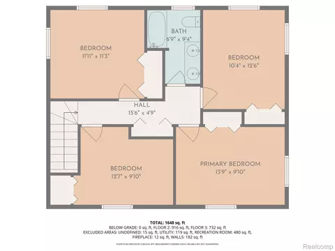 Floorplan - 5297 Oaktree Dr, Flint, MI 48532 photo 1 of 2