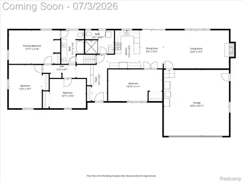 Floorplan - 6514 Luanne Dr, Mount Morris, MI 48433 photo 1 of 2