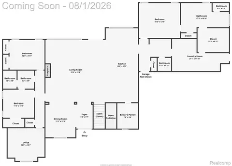 Floorplan - 10645 Mark Dr, Dexter, MI 48130 photo 1 of 1