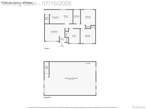 Floorplan - 3218 E 14 Mile Rd, Warren, MI 48092 photo 2 of 2