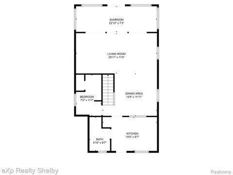 Floorplan - 8395 N Channel - Harsens Is, Clay, MI 48001 photo 1 of 3
