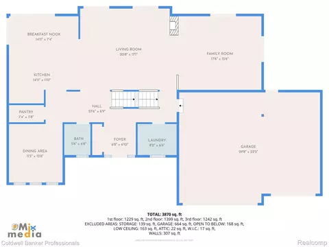 Floorplan - 3410 Benstein Rd, Commerce, MI 48382 photo 3 of 3