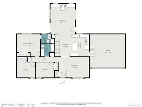 Floorplan - 136 Endicott Dr, Oceola, MI 48843 photo 2 of 2