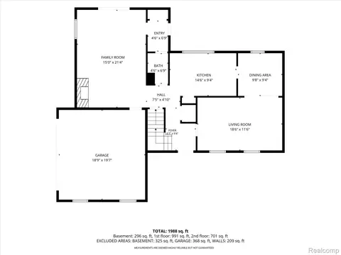 Floorplan - 2356 Pineview Ct, Flint, MI 48433 photo 3 of 4