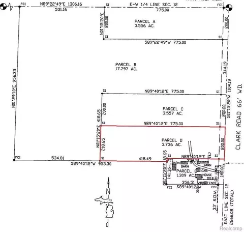 20918 Clark Rd, Sumpter, MI 48111