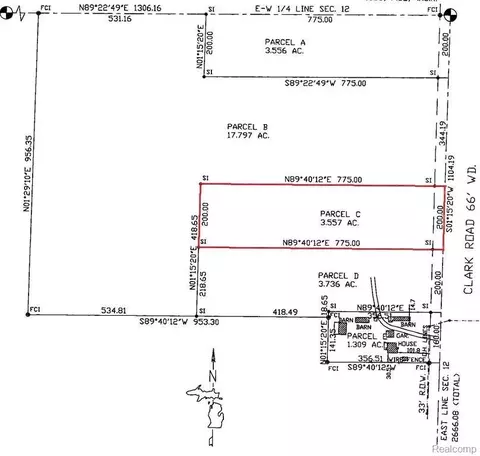 20826 Clark Rd, Sumpter, MI 48111