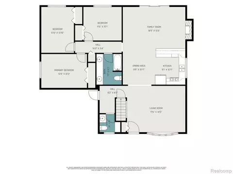 Floorplan - 37400 Hacker Dr, Sterling Heights, MI 48310 photo 1 of 2