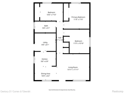 Floorplan - 7120 Jackson Ave, Taylor, MI 48180 photo 1 of 1