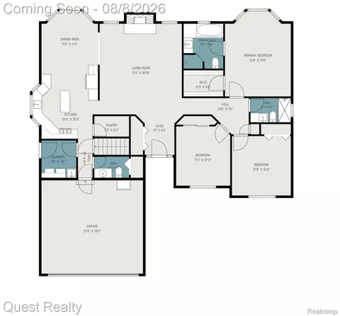 Floorplan - 19944 Townsend Dr, Macomb, MI 48044 photo 1 of 1