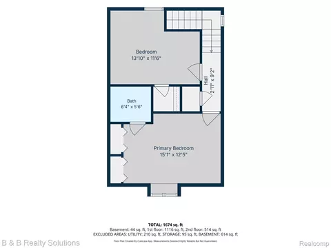 Floorplan - 307 N Cherry St, Flushing, MI 48433 photo 3 of 4