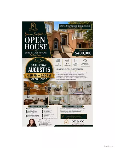 37576 Newburgh Park Cir, Livonia, MI 48152