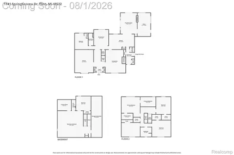 Floorplan - 1141 Springborrow Dr, Flint, MI 48532 photo 2 of 4