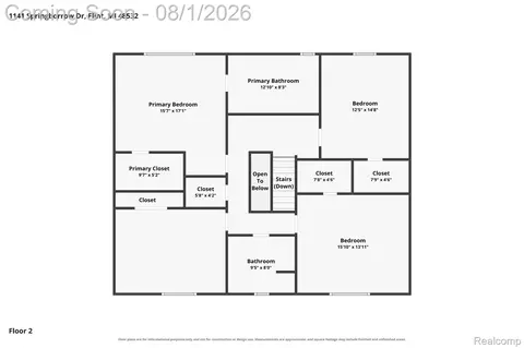 Floorplan - 1141 Springborrow Dr, Flint, MI 48532 photo 3 of 4