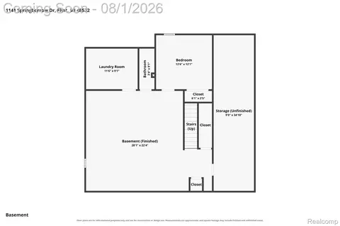 Floorplan - 1141 Springborrow Dr, Flint, MI 48532 photo 1 of 4