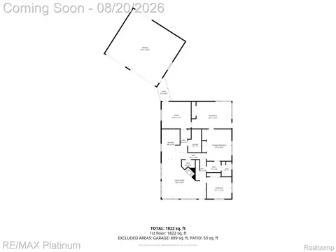 Floorplan - 2456 Chilson Rd, Genoa, MI 48843 photo 1 of 1
