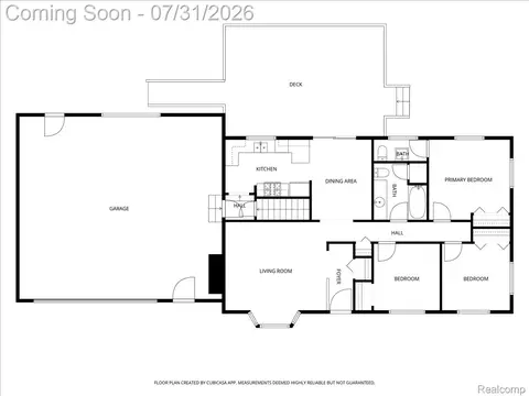 Floorplan - 3468 First St, Casco, MI 48064 photo 1 of 1