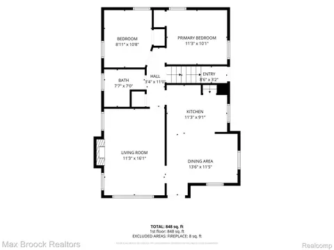 Floorplan - 18904 Mallina St, Grosse Pointe, MI 48236 photo 2 of 2