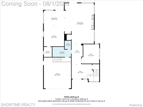 Floorplan - 13281 Haddon St, Fenton, MI 48430 photo 1 of 3