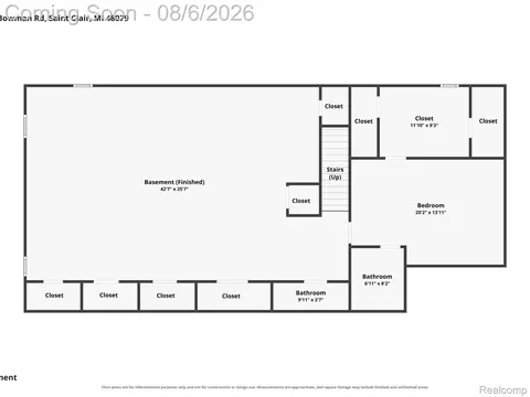 Floorplan - 5252 Bowman Rd, St. Clair, MI 48079 photo 2 of 3
