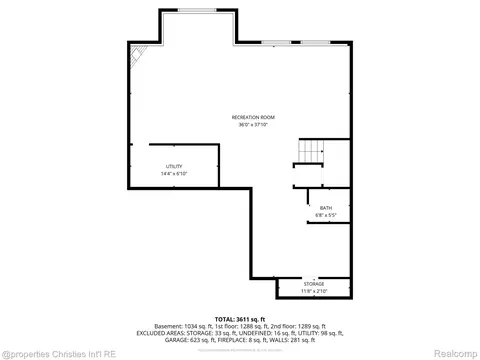 Floorplan - 2721 Maize Loop, Saline, MI 48176 photo 1 of 3