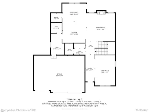 Floorplan - 2721 Maize Loop, Saline, MI 48176 photo 2 of 3