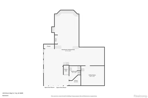 Floorplan - 4523 Rivers Edge Dr, Troy, MI 48098 photo 4 of 4