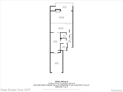 Floorplan - 1715 River Rd, St. Clair, MI 48079 photo 2 of 3