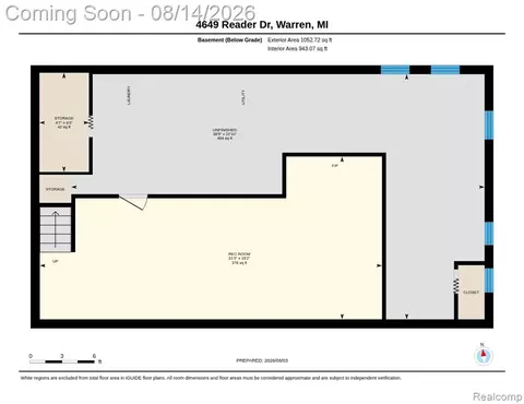 Floorplan - 4649 Reader Dr, Warren, MI 48092 photo 2 of 2