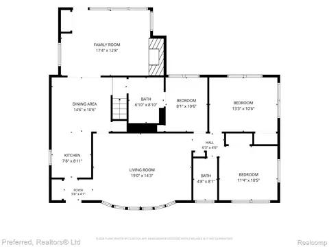 Floorplan - 3177 Treadwell St, Wayne, MI 48184 photo 1 of 3